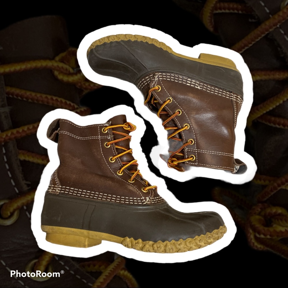 LL Bean Bean Boots Duck Boot Brown Size 8